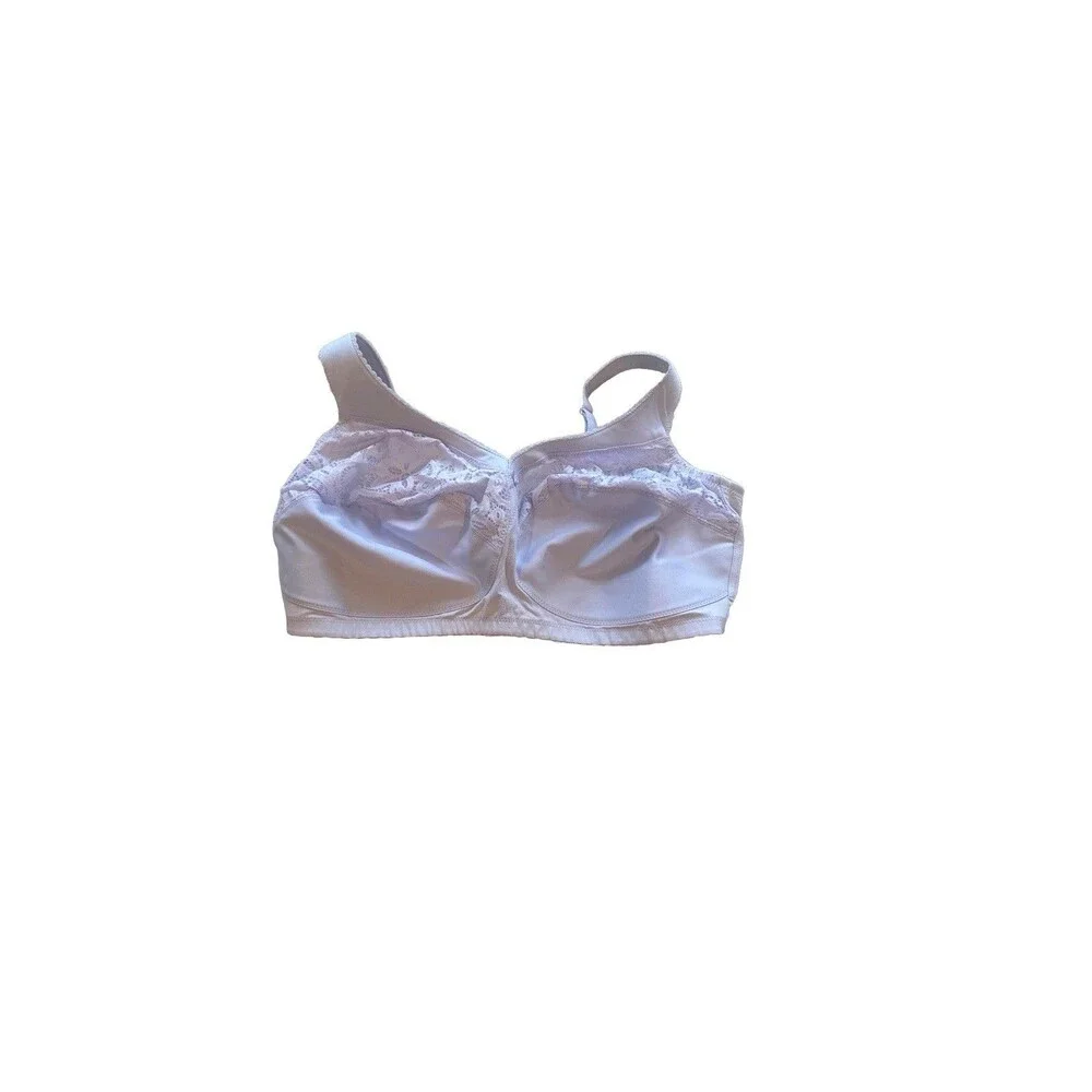 NEW Glamorise Sz 44G Full Figure MagicLift Cotton Wirefree Support Bra 1001